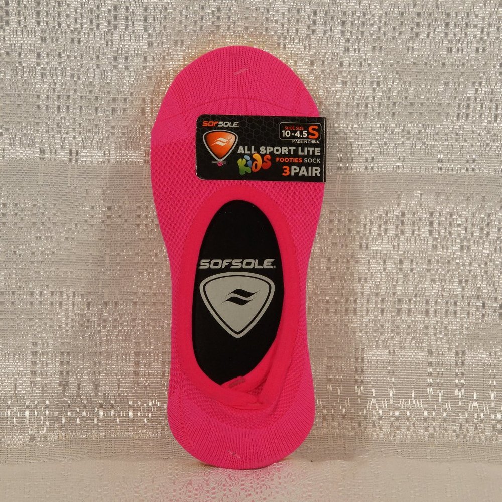 SOFSole Foot Socks - Kids Shoe Size 10 - 4 1/2